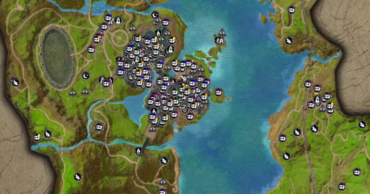 Hogwarts Legacy map preview