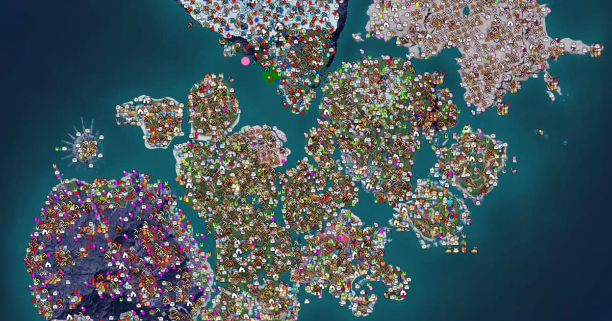 Palworld map preview