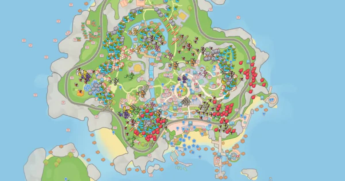 Starsand Island map preview